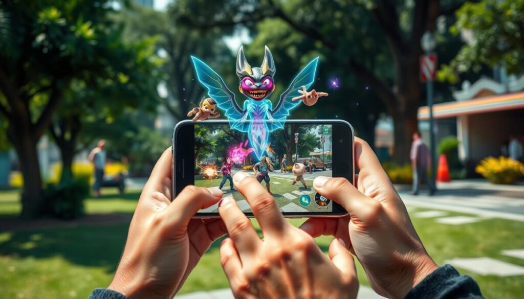 AR technology applications in mobile gaming